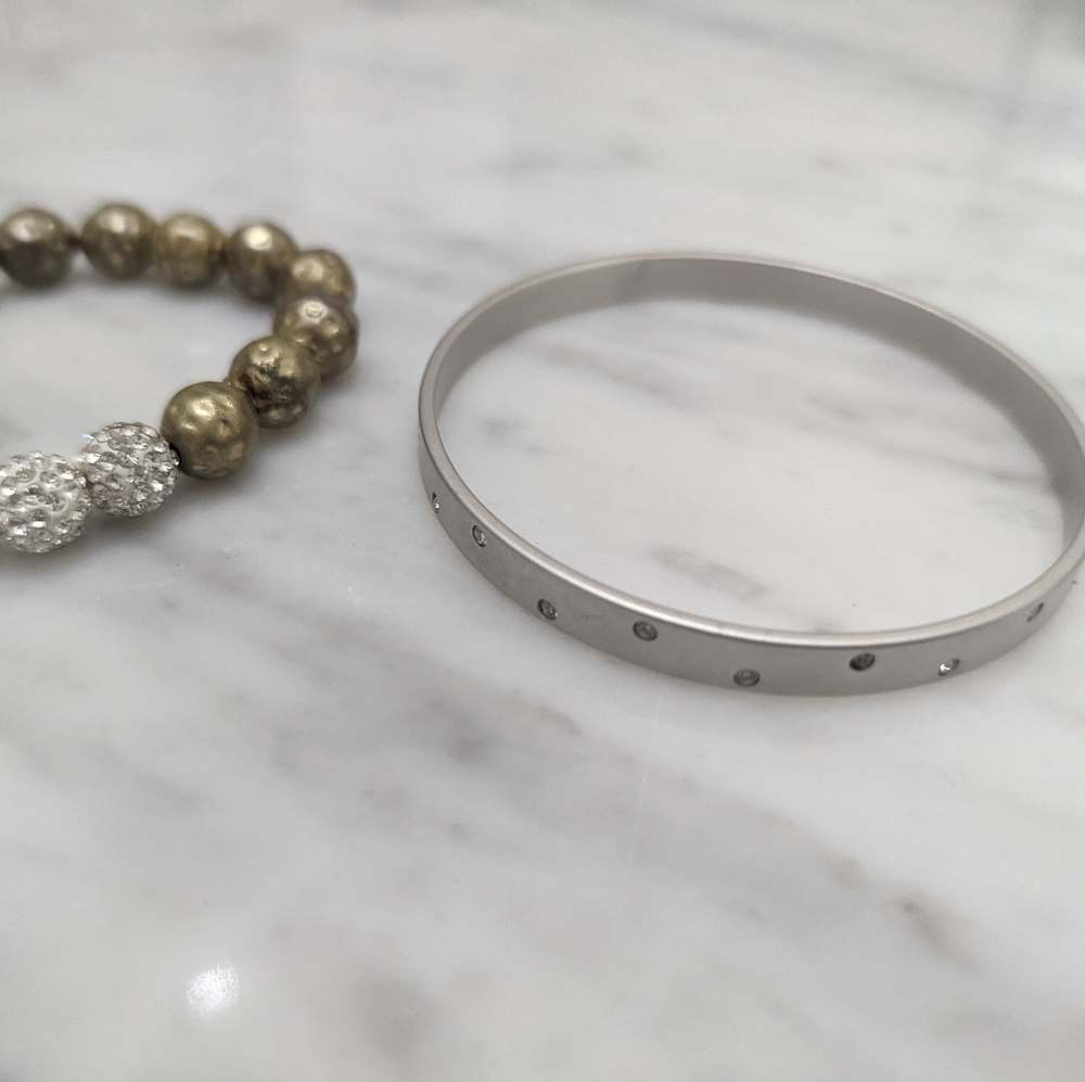 Swarovski bangle & bracelet